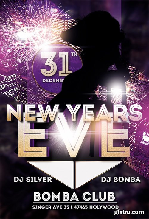 New Years Eve Party Flyer Template