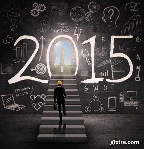 Stock Photos - 2015 New Year, 25xJPG