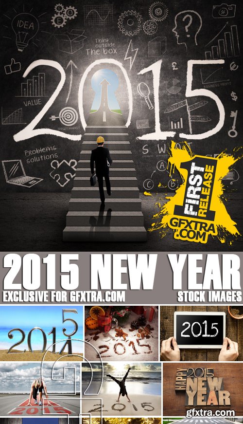 Stock Photos - 2015 New Year, 25xJPG