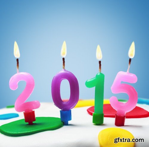 Stock Photos - 2015 New Year, 25xJPG