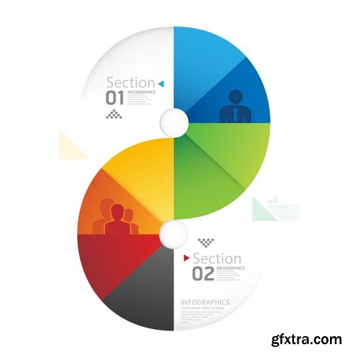 SS Modern Infographics Vector Collection, 25xEPS