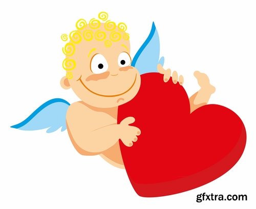 Collection of images of the heart vector image #2-25 Eps