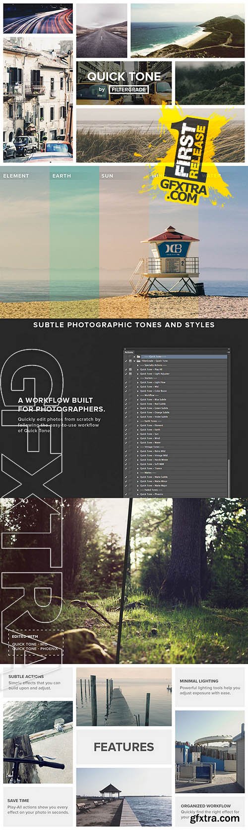 QuickTone - Suble Photoshop Actions - Creativemarket 57104