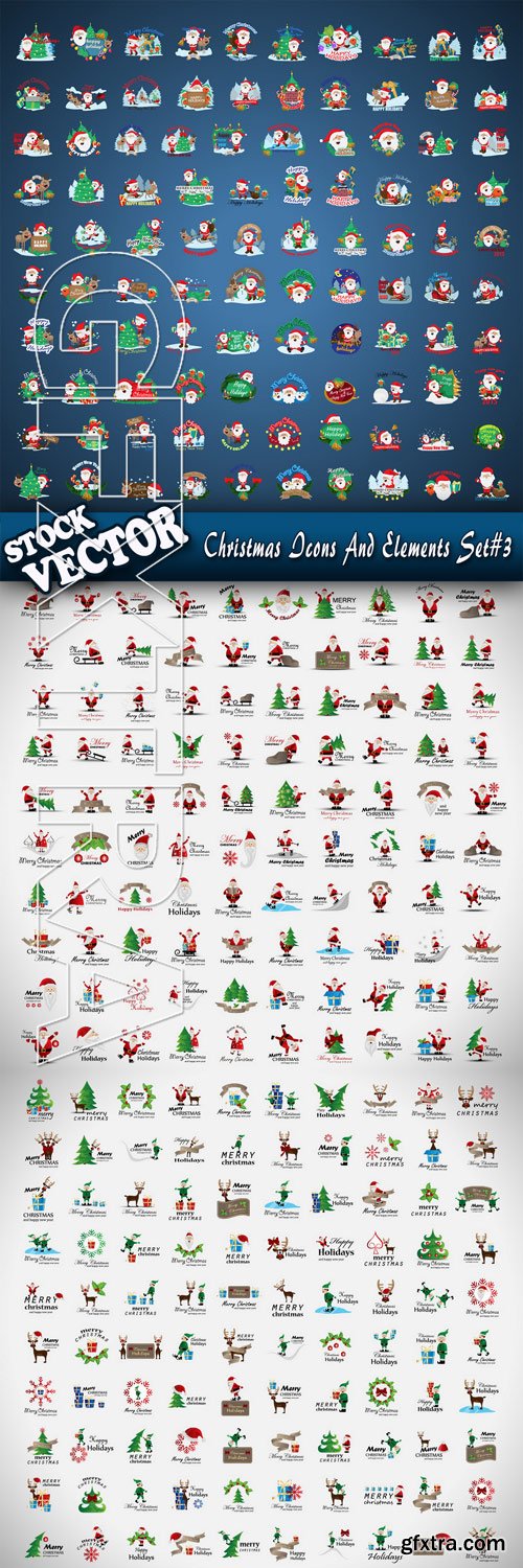 Stock Vector - Christmas Icons And Elements Set#3