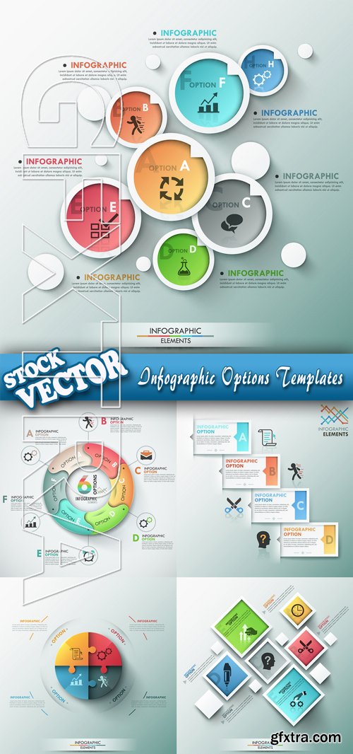 Stock Vector - Infographic Options Templates