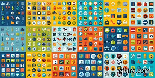 Flat Design Vector Collection, 25xEPS