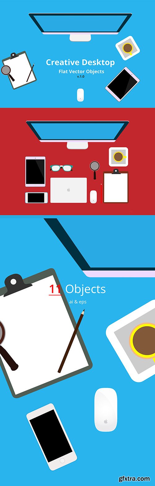 AI & EPS Vector Objects - Creative Desktop