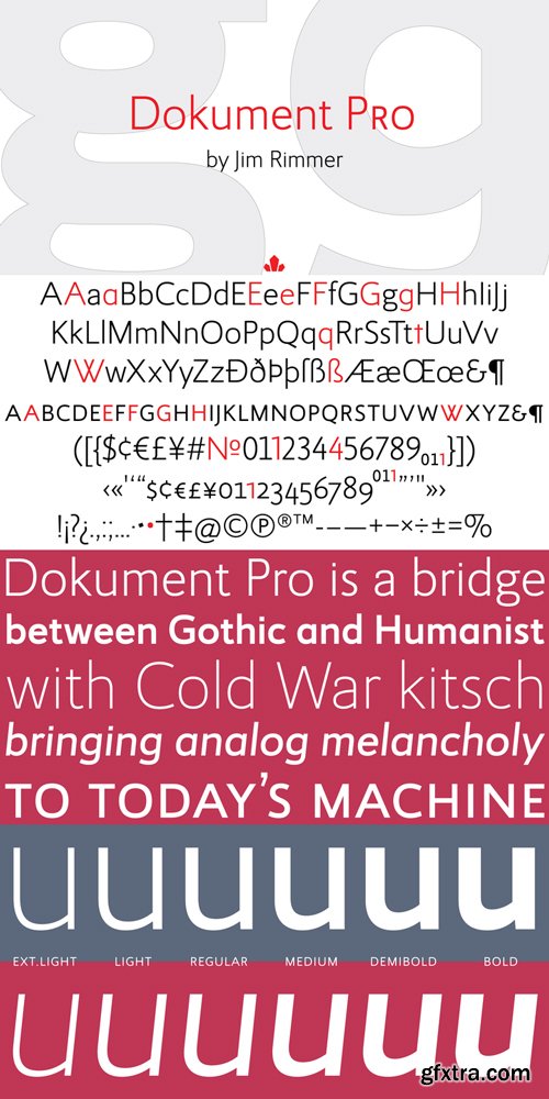 Dokument Pro Font Family $149.95