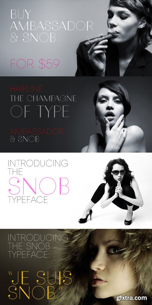 Snob Font Family $39