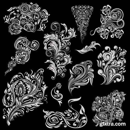 Decorative Vector Swirls - 25x EPS