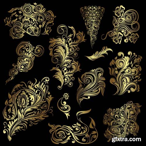 Decorative Vector Swirls - 25x EPS