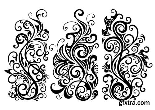 Decorative Vector Swirls - 25x EPS