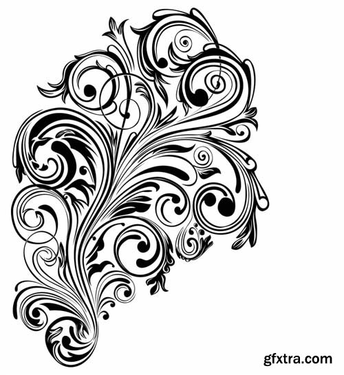 Decorative Vector Swirls - 25x EPS