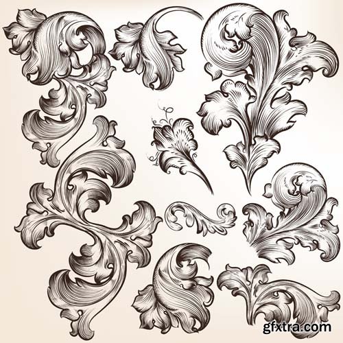 Decorative Vector Swirls - 25x EPS