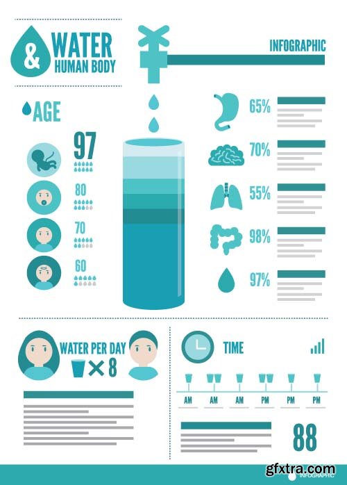 Flat Infographics Set - 26x EPS