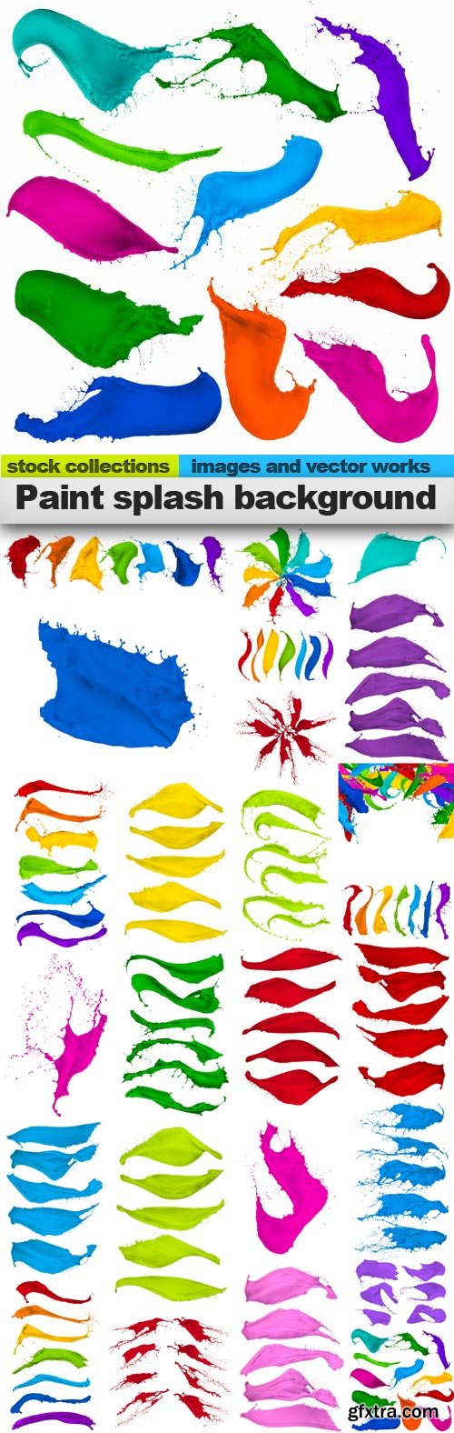 Paint splash background,25 x UHQ JPEG