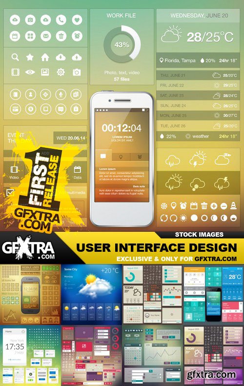 User Interface Design - 25 Vector