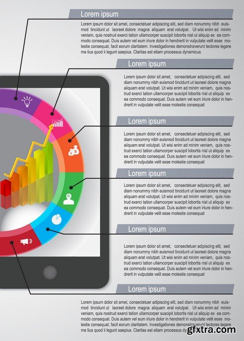 Stock Vectors - Business Infographic 6, 25xEPS