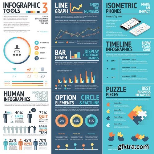 Stock Vectors - Business Infographic 6, 25xEPS