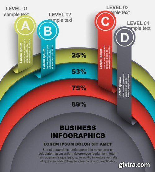 Stock Vectors - Business Infographic 6, 25xEPS