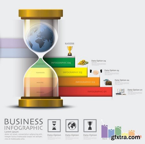 Stock Vectors - Business Infographic 6, 25xEPS