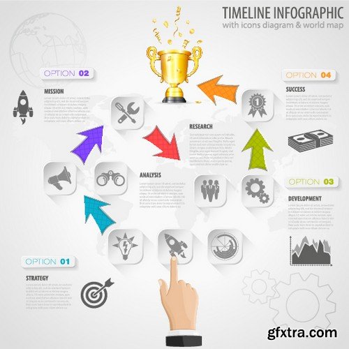 Stock Vectors - Business Infographic 6, 25xEPS