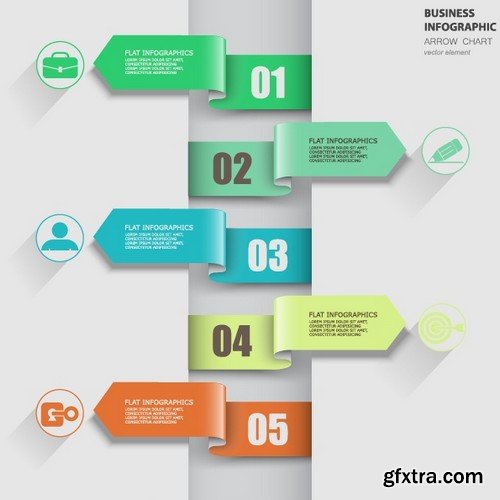 Stock Vectors - Business Infographic 6, 25xEPS