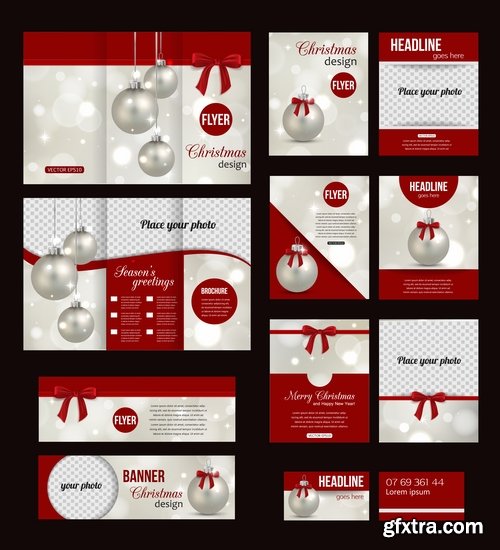 Collection of Christmas Flyers 25 Eps