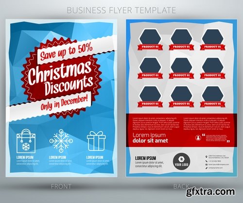 Collection of Christmas Flyers 25 Eps