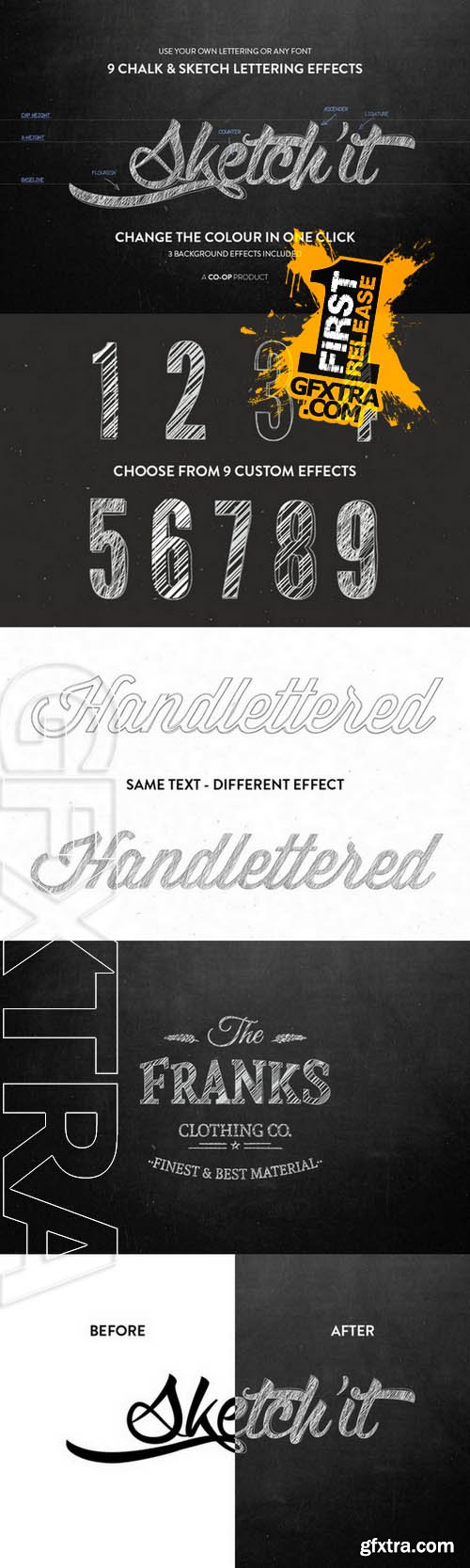 Sketch'it - Chalk and Sketch effects - Creativemarket 82589