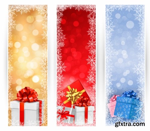 Collection of Christmas banners #2-25 Eps