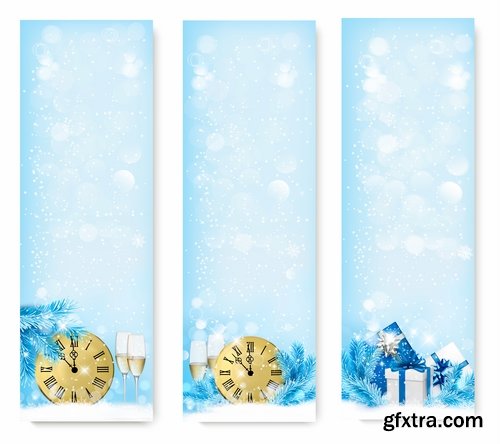 Collection of Christmas banners #2-25 Eps