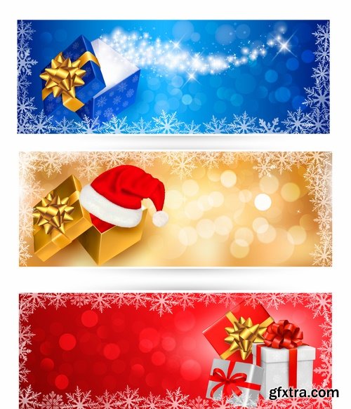 Collection of Christmas banners #2-25 Eps