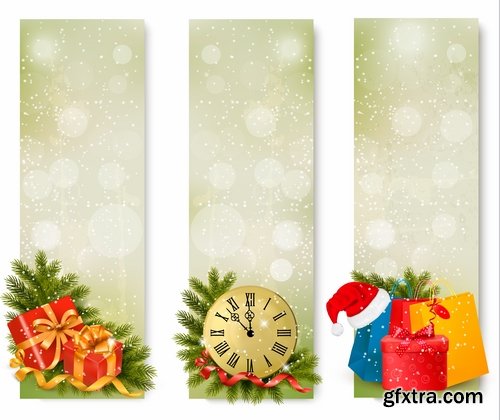 Collection of Christmas banners #2-25 Eps