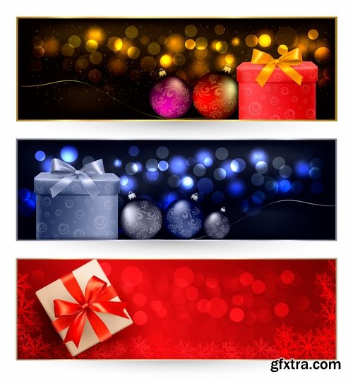 Collection of Christmas banners #2-25 Eps