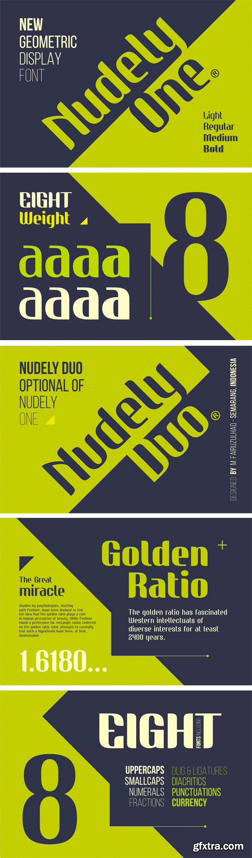 Nudely Font Family - 8 Fonts $40