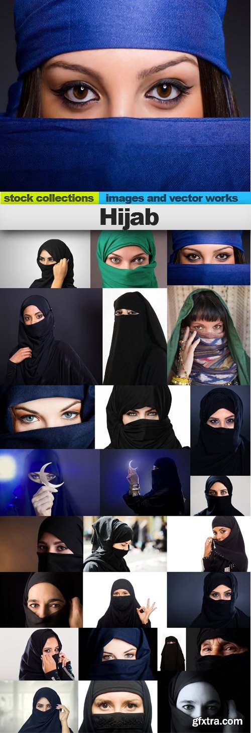 Hijab,25 x UHQ JPEG