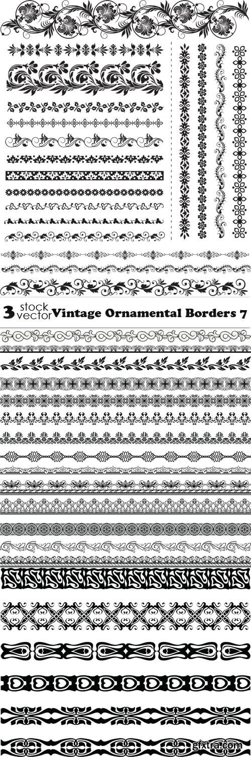 Vectors - Vintage Ornamental Borders 7