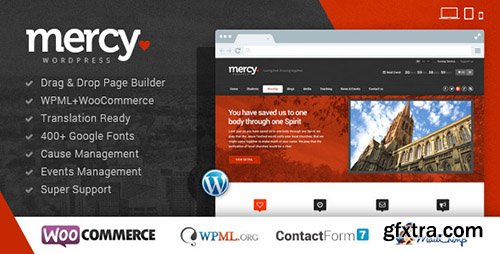 ThemeForest - Mercy-NGO v1.7 - Charity & Environmental/Political theme