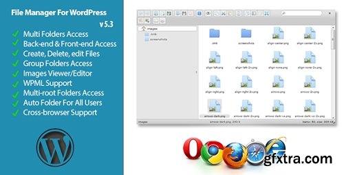 CodeCanyon - File Manager Plugin v5.3 For WordPress