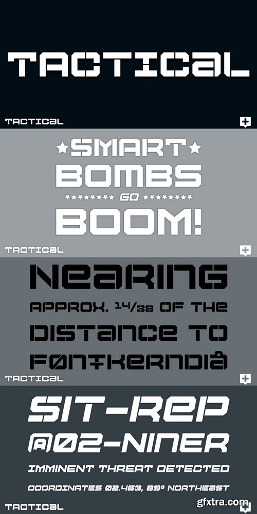 Tactical Font Family $56