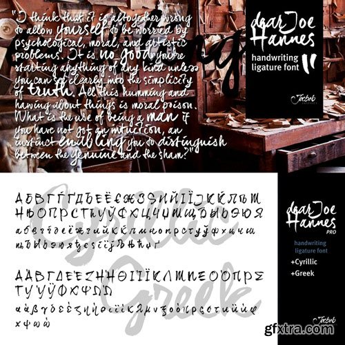 dearJoe Hannes Font Family $90