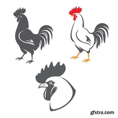 Chicken New Logos 25xEPS