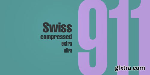 Swiss 911 Font Family $67