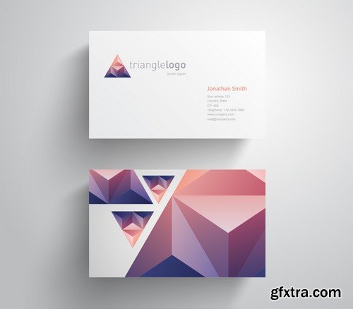 Stock Vectors - Business Card Template 7, 25xEPS