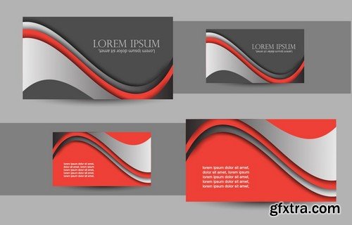 Stock Vectors - Business Card Template 7, 25xEPS