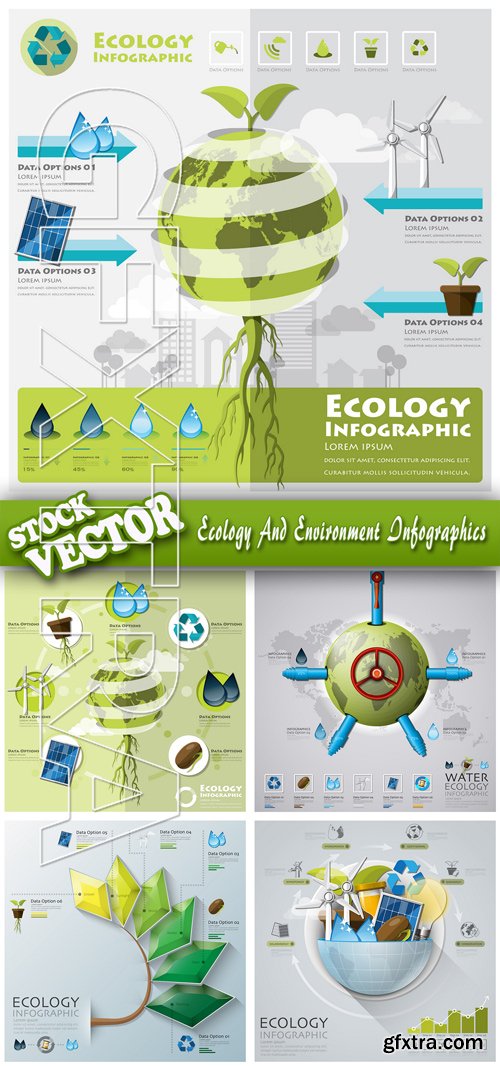 Stock Vector - Ecology And Environment Infographics