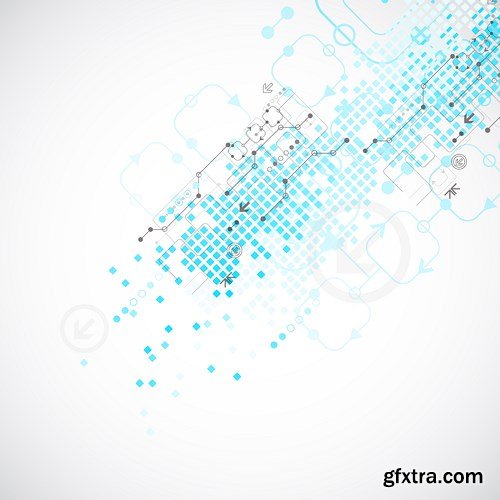 SS Abstract Background With Technological Elements, 25xEPS