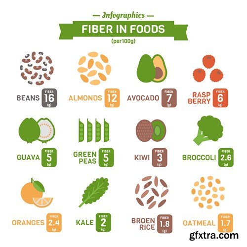 SS Flat Infographics Elements, 25xEPS