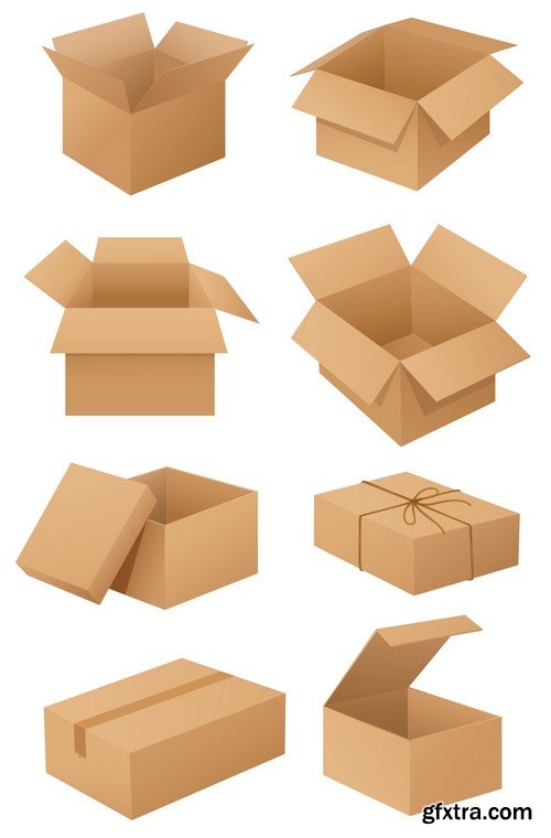 Stock Vectors - Box, 25xEPS